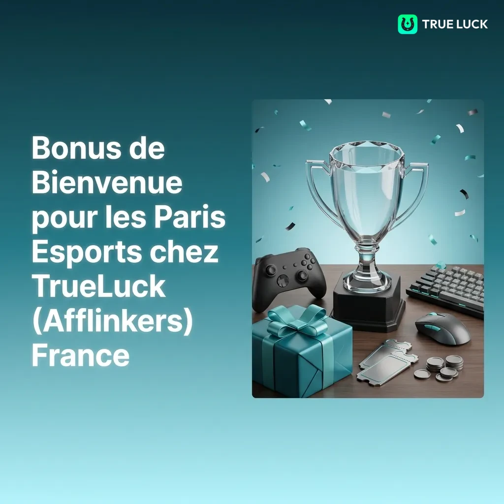 TrueLuck esports welcome bonus: 100% up to €300 for sports betting plus casino bonuses and free spins for new players
