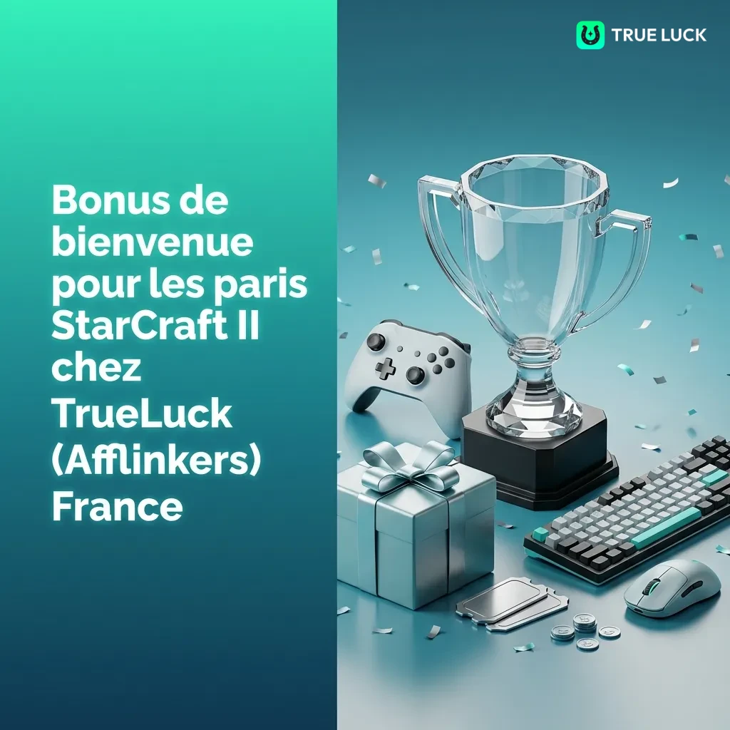 TrueLuck welcome bonus offering 100% up to €300 for StarCraft II sports betting in France