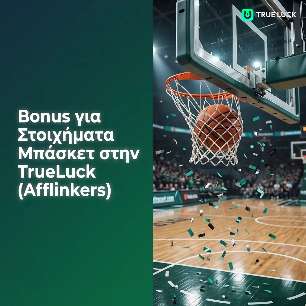 TrueLuck basketball betting bonus: 100% match up to €100 for new users with 1.80 minimum odds and 3x rollover requirement