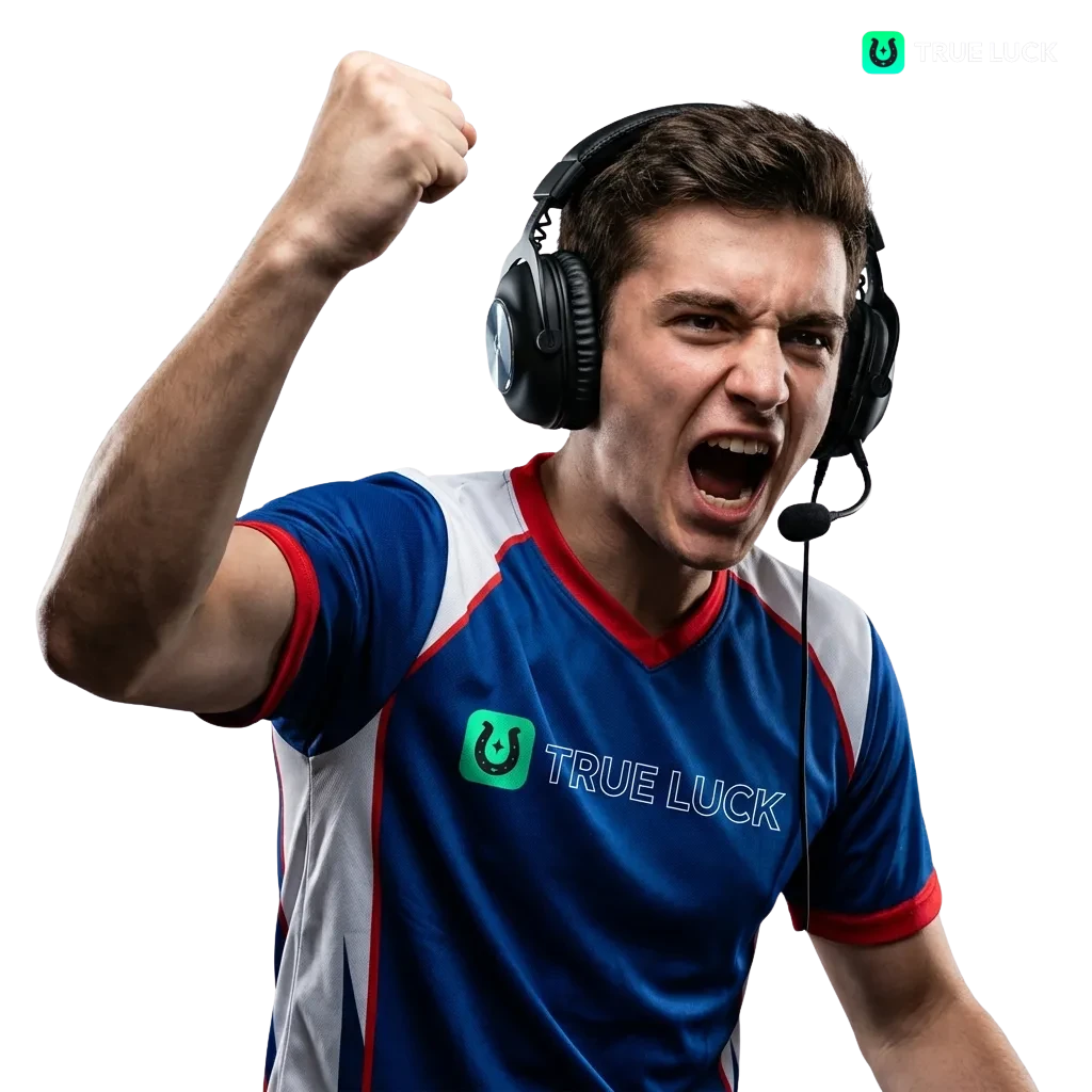 TrueLuck esports betting platform in France offering bonuses on Dota 2, CS2, League of Legends, and live tournament wagers
