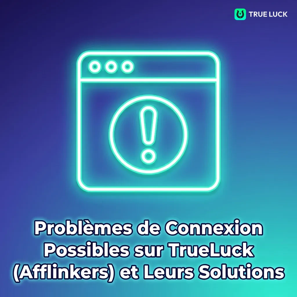 Table showing common TrueLuck login problems and solutions including password reset, account lockout, and page loading issues