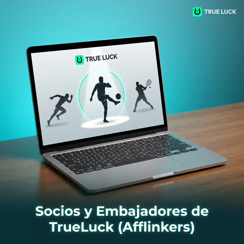 TrueLuck partners including cyclist Miguel Ángel López, gaming providers Play'n GO and Evolution, and responsible gambling foundation