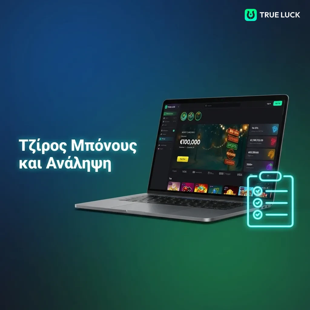 Welcome bonus terms and conditions page showing requirements for new players in Greek
