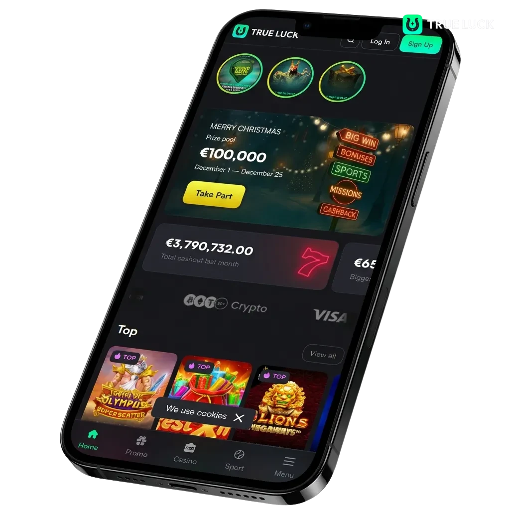 TrueLuck iOS app para casino y apuestas deportivas en España con bonos de bienvenida y juegos en vivo
