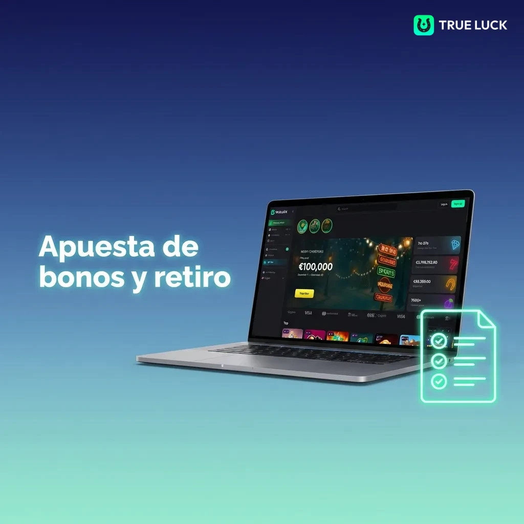 Pantalla mostrando cuenta de bonos separada con requisitos de apuesta y proceso de transferencia a saldo real