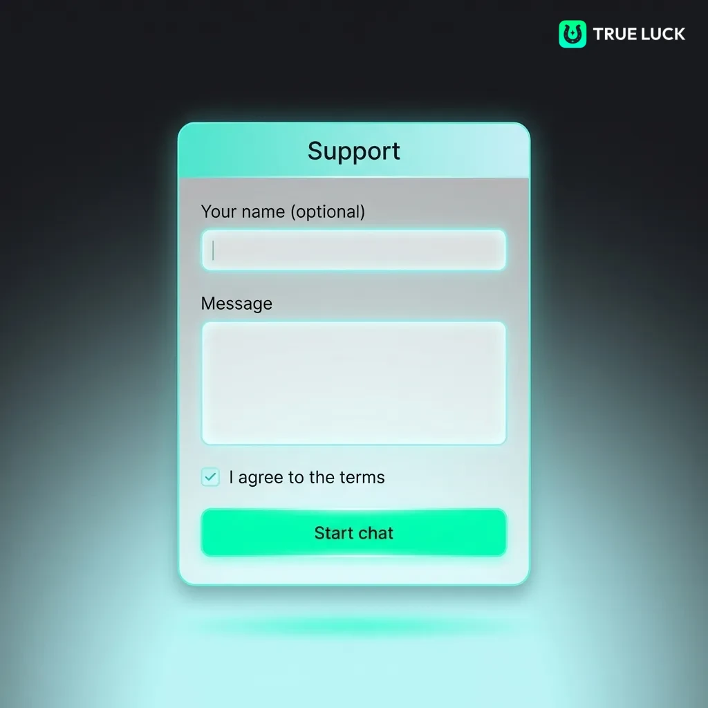 Customer support channels for desktop users including live chat, email, phone, and social media options