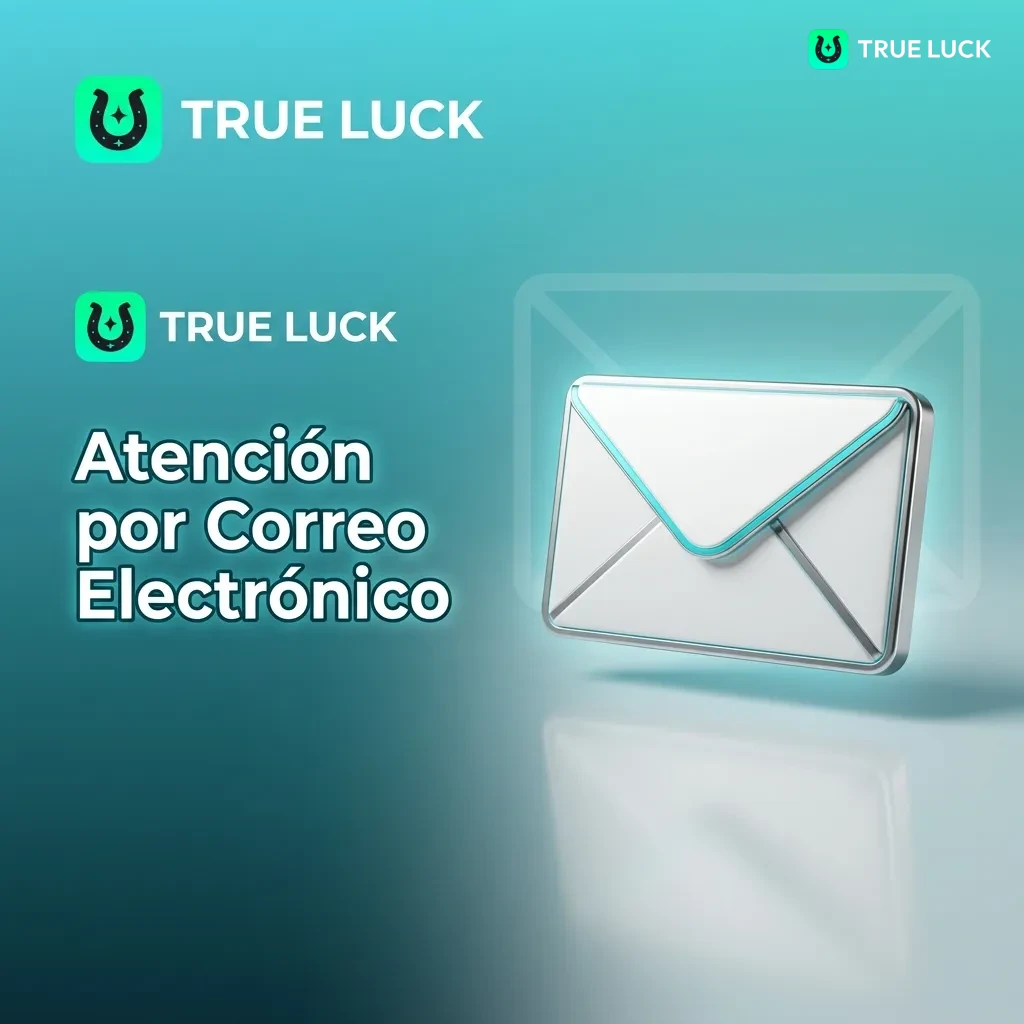 Email support interface showing support@trueluck.com contact for customer service inquiries and documentation