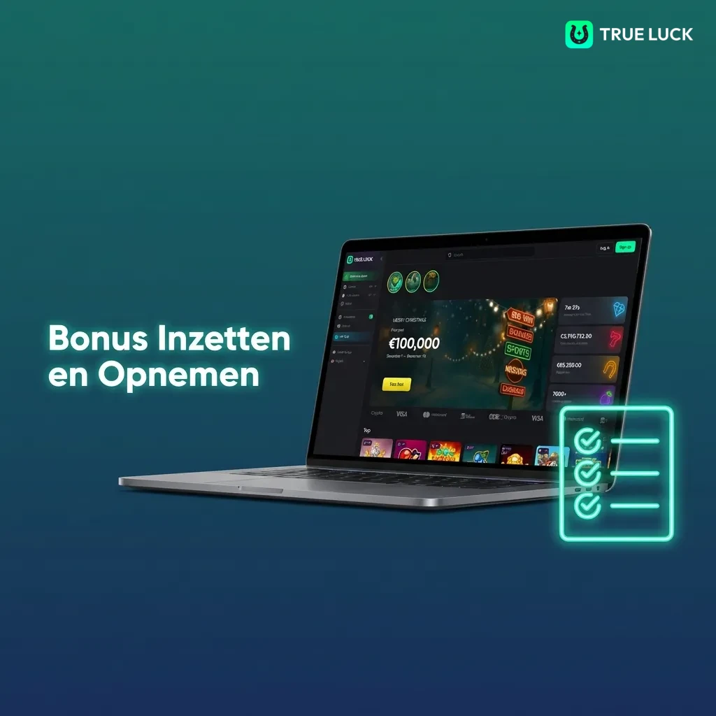 Dutch text explaining casino bonus wagering requirements and withdrawal process on separate accounts