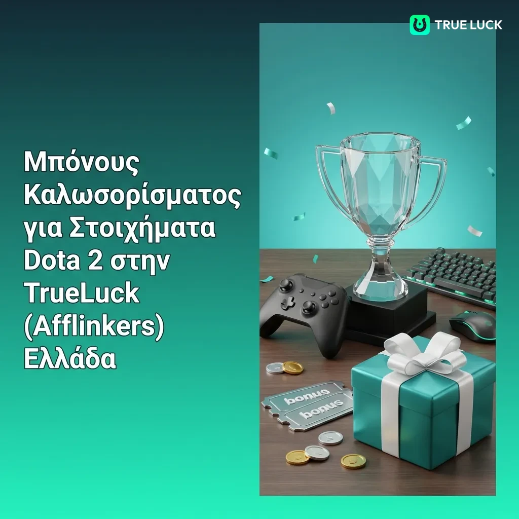 TrueLuck welcome bonus for Dota 2 betting with deposit match percentages and free spins offer details