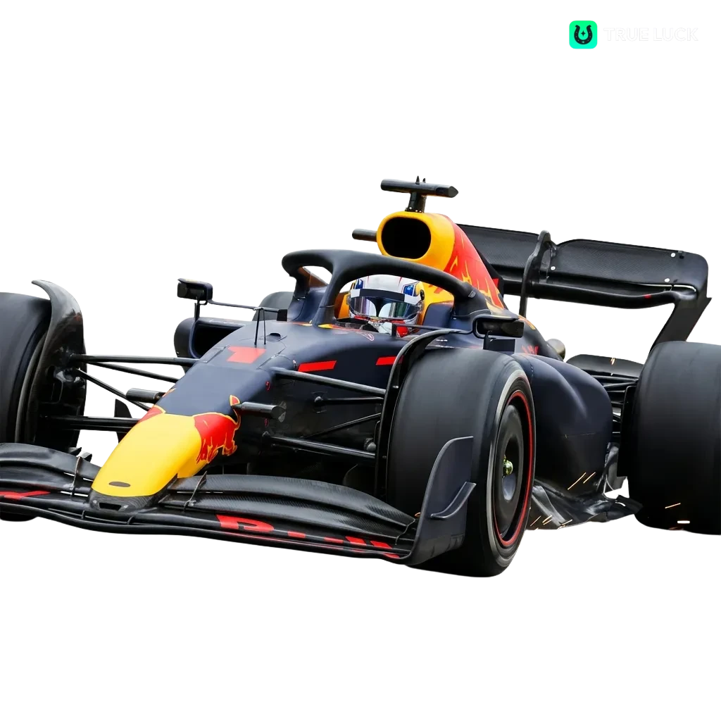 Formula 1 betting interface on TrueLuck platform showing race odds, driver matchups, and championship markets for Greek users