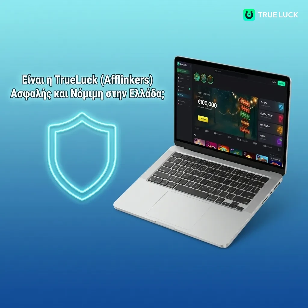TrueLuck (Afflinkers) πλατφόρμα με άδεια λειτουργίας, SSL κρυπτογράφηση και εργαλεία υπεύθυνου παιχνιδιού