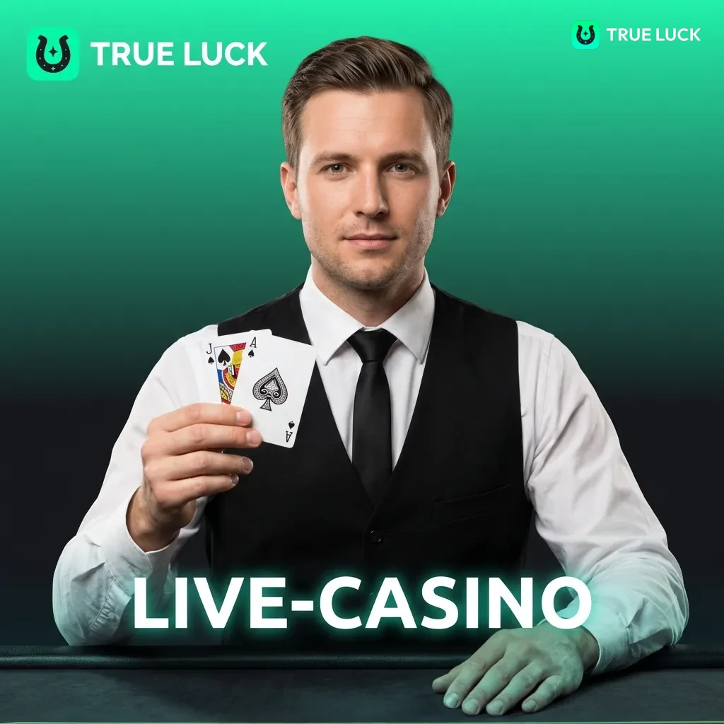 Live casino dealers at TrueLuck streaming HD games like roulette, blackjack, and baccarat in real-time with authentic atmosphere