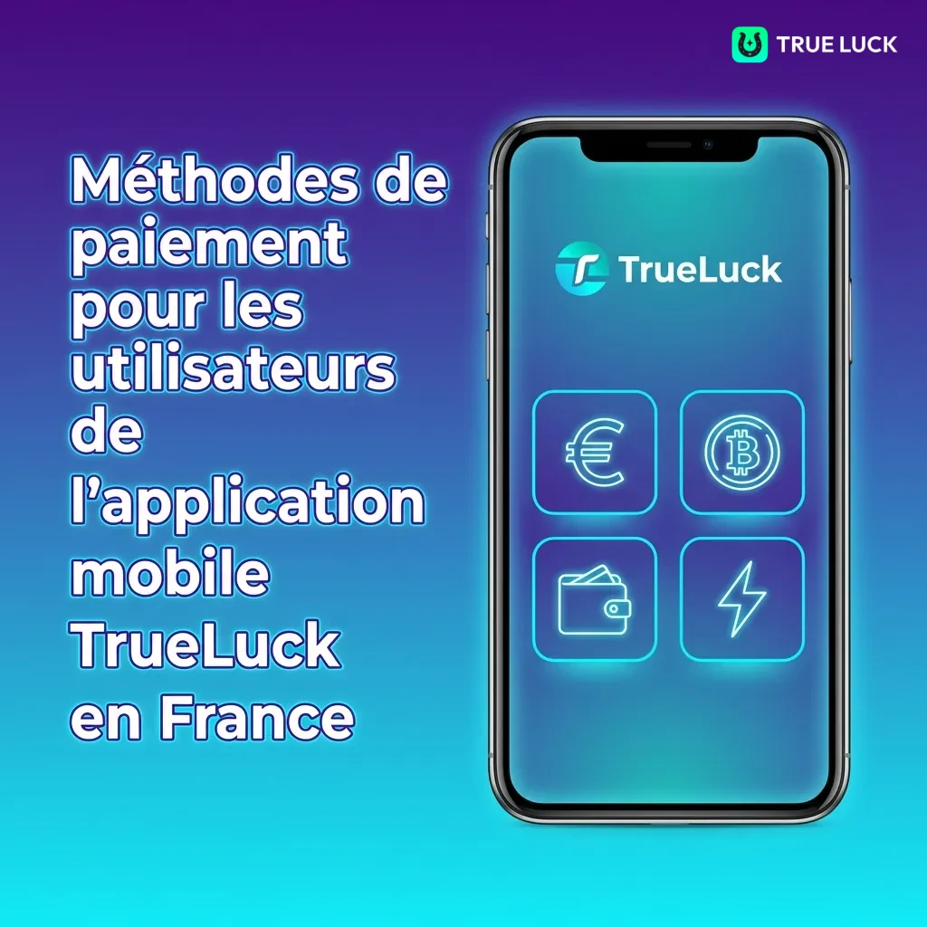 TrueLuck mobile app payment methods for French users: cards, e-wallets, crypto, bank transfer, and Paysafecard options
