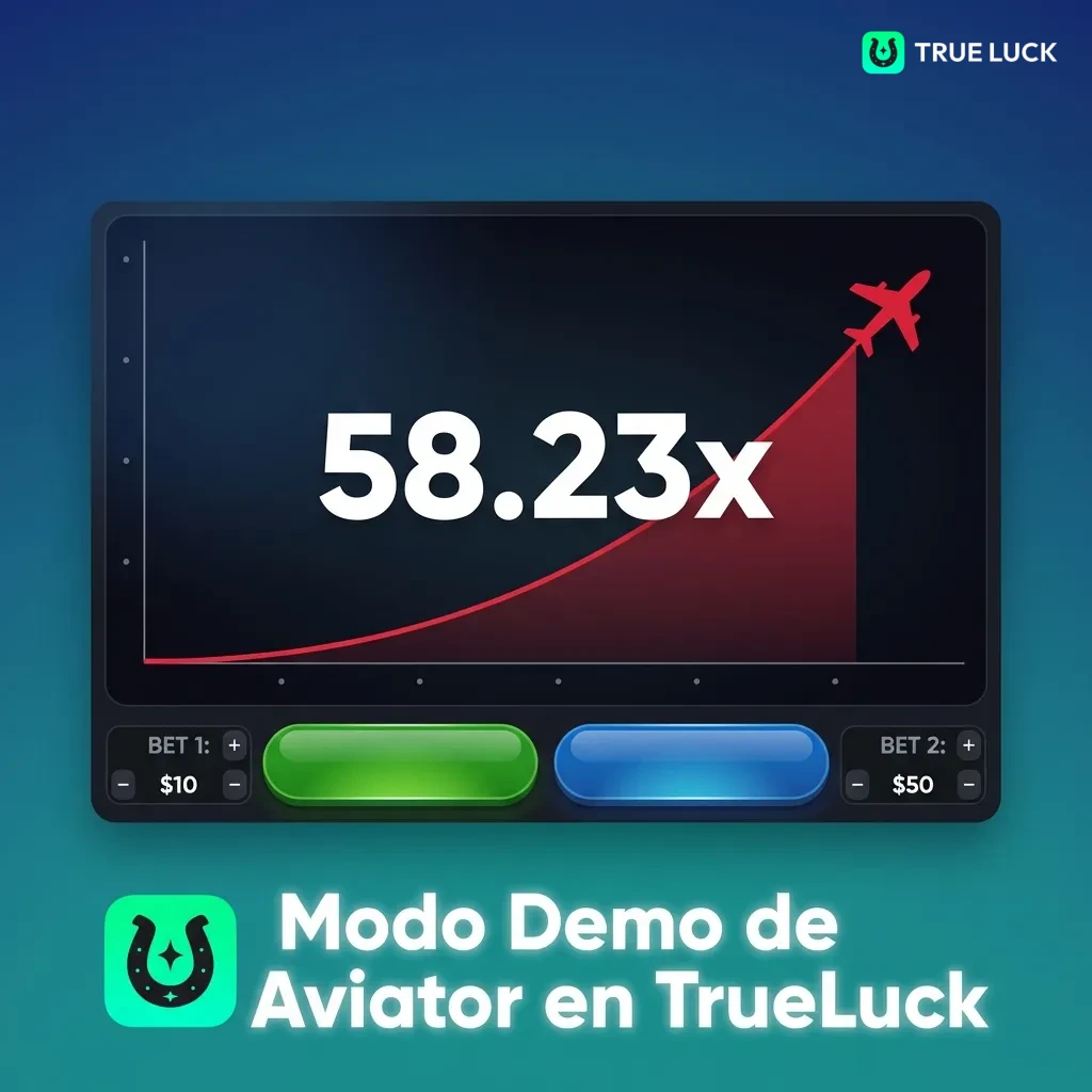 Aviator demo mode interface showing virtual credits and multiplier mechanics for risk-free practice on TrueLuck