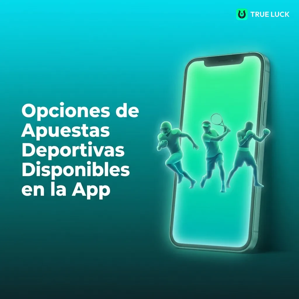 TrueLuck app offering 30+ sports betting markets including football, basketball, tennis, and esports for Spanish users