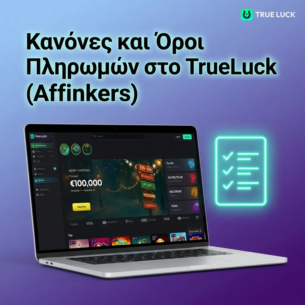 TrueLuck payment issues guide showing deposit delays, card rejections, withdrawal verification, and cryptocurrency problems