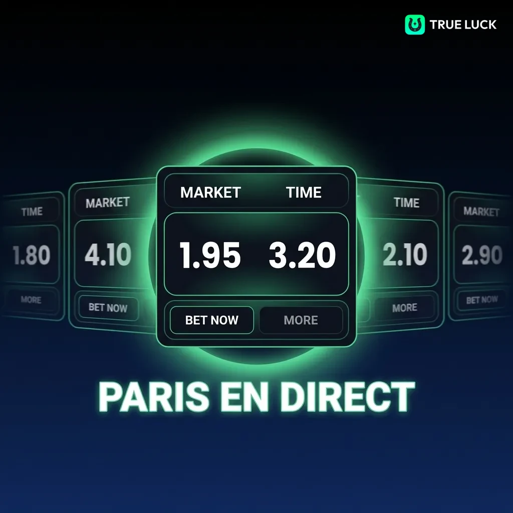 Live sports betting interface showing real-time odds, statistics, and match updates across multiple sports on TrueLuck