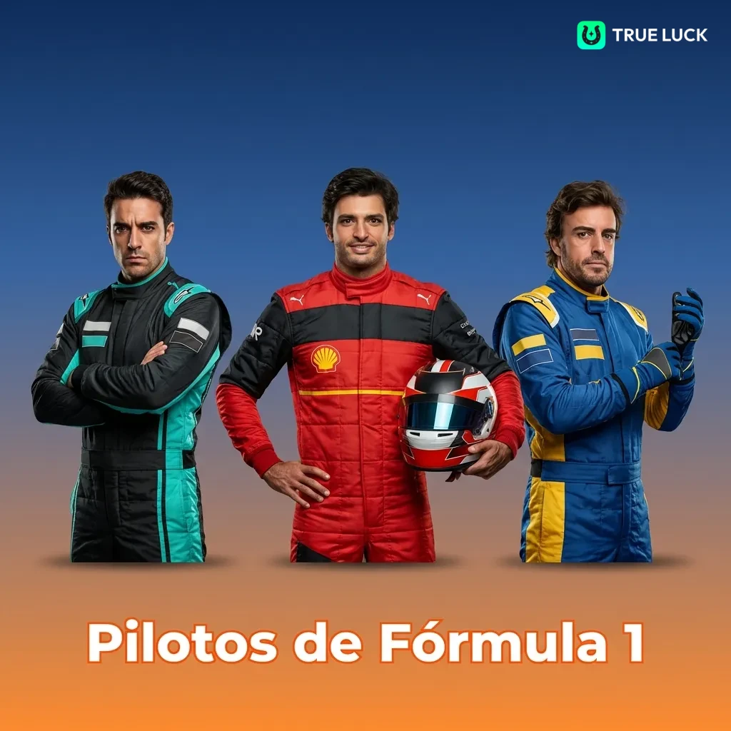 F1 2025 drivers table showing 10 teams, 20 pilots, and championship odds for Verstappen, Hamilton, Leclerc and others