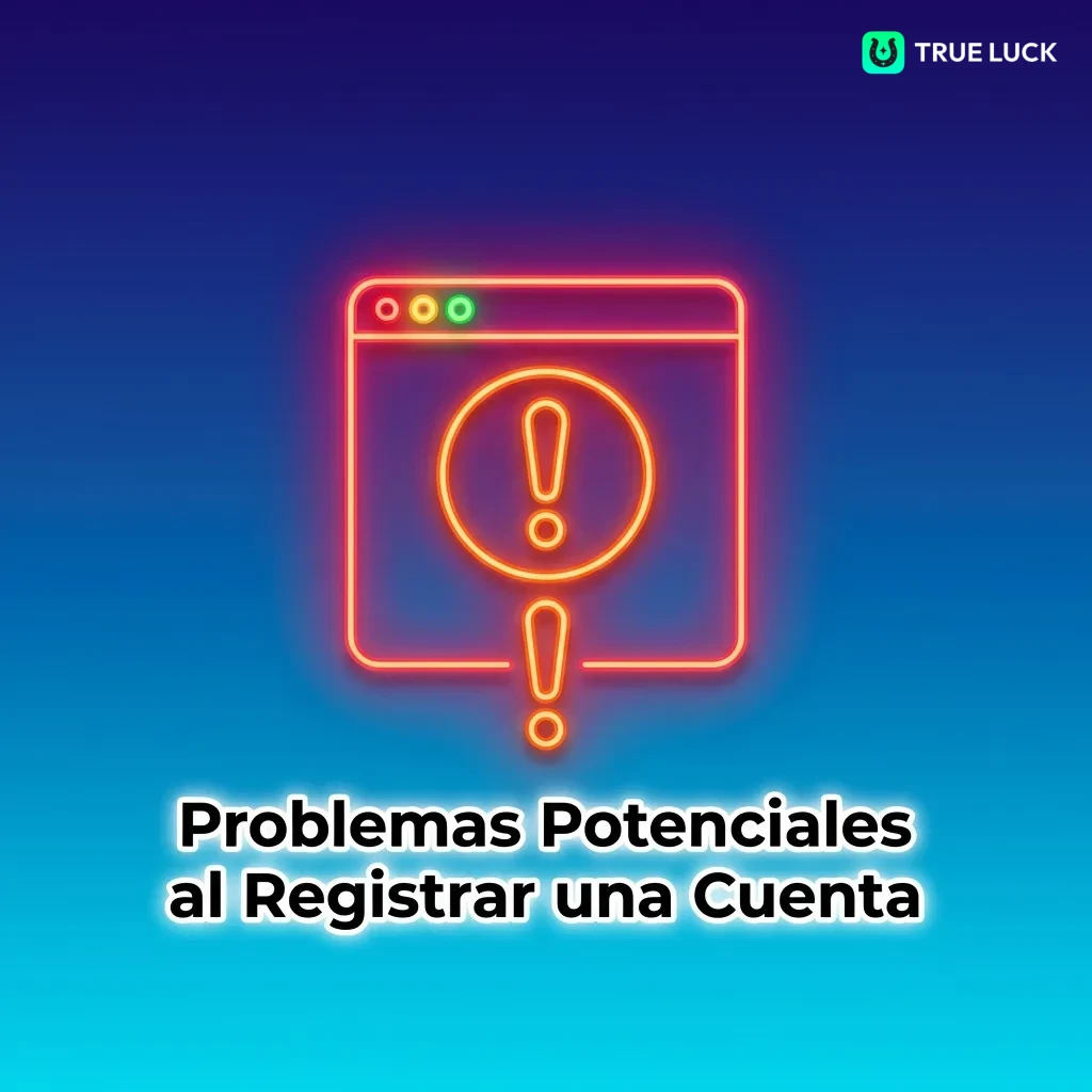 Troubleshooting guide showing common account registration problems and solutions with bullet points and instructions