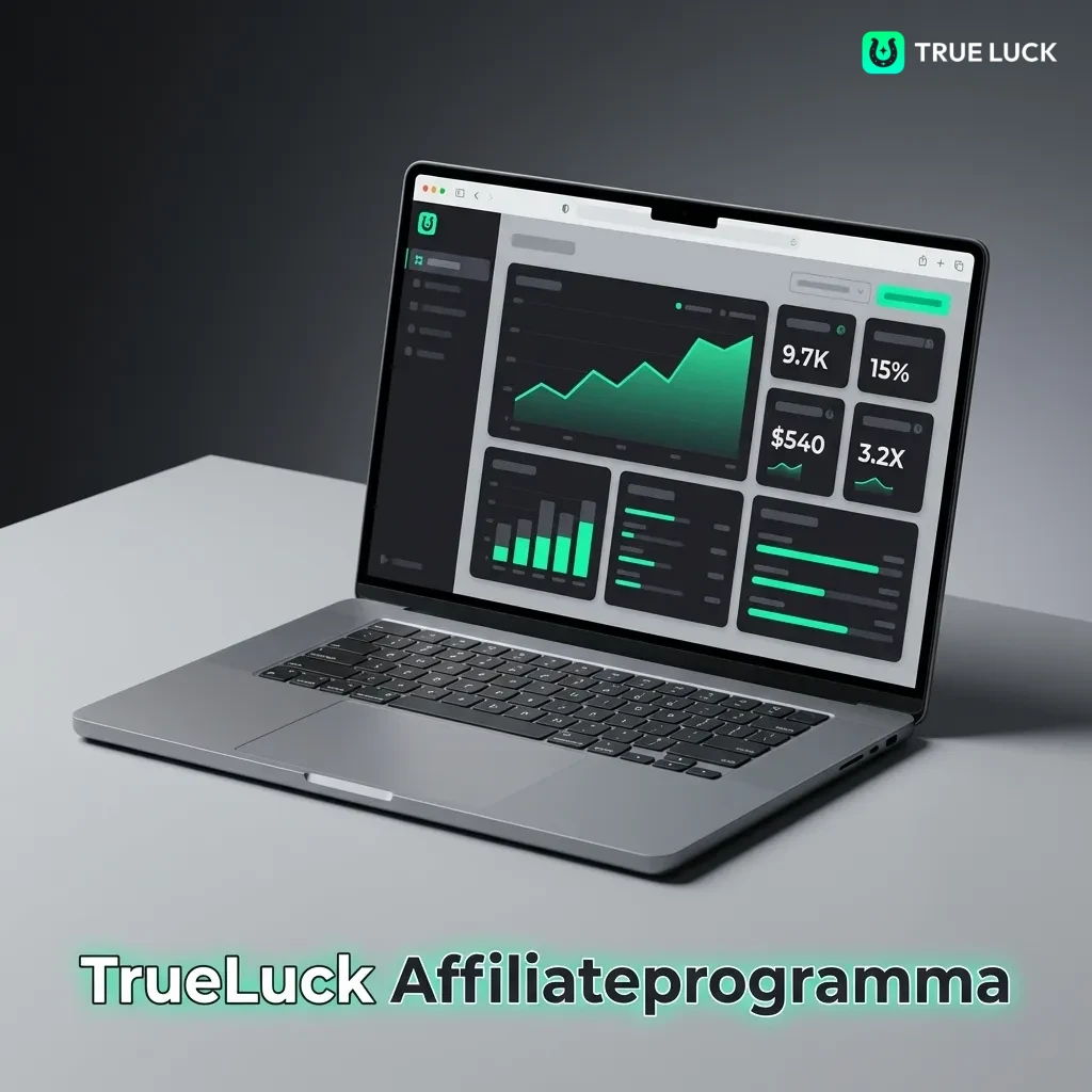 TrueLuck affiliate program offering competitive commissions, marketing tools, and real-time stats for partners