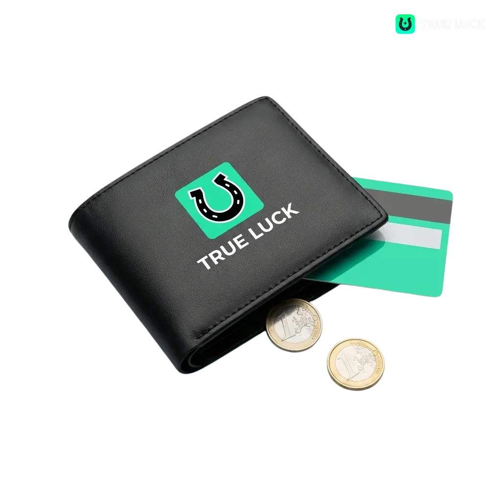 TrueLuck payment methods overview showing deposit and withdrawal options including bank transfers, cards, and crypto in Germany