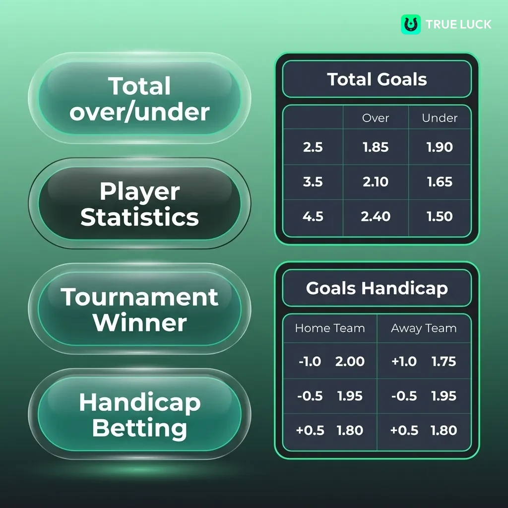 Diagram showing three betting types: Single, System, and Combination bets with risk and reward profiles