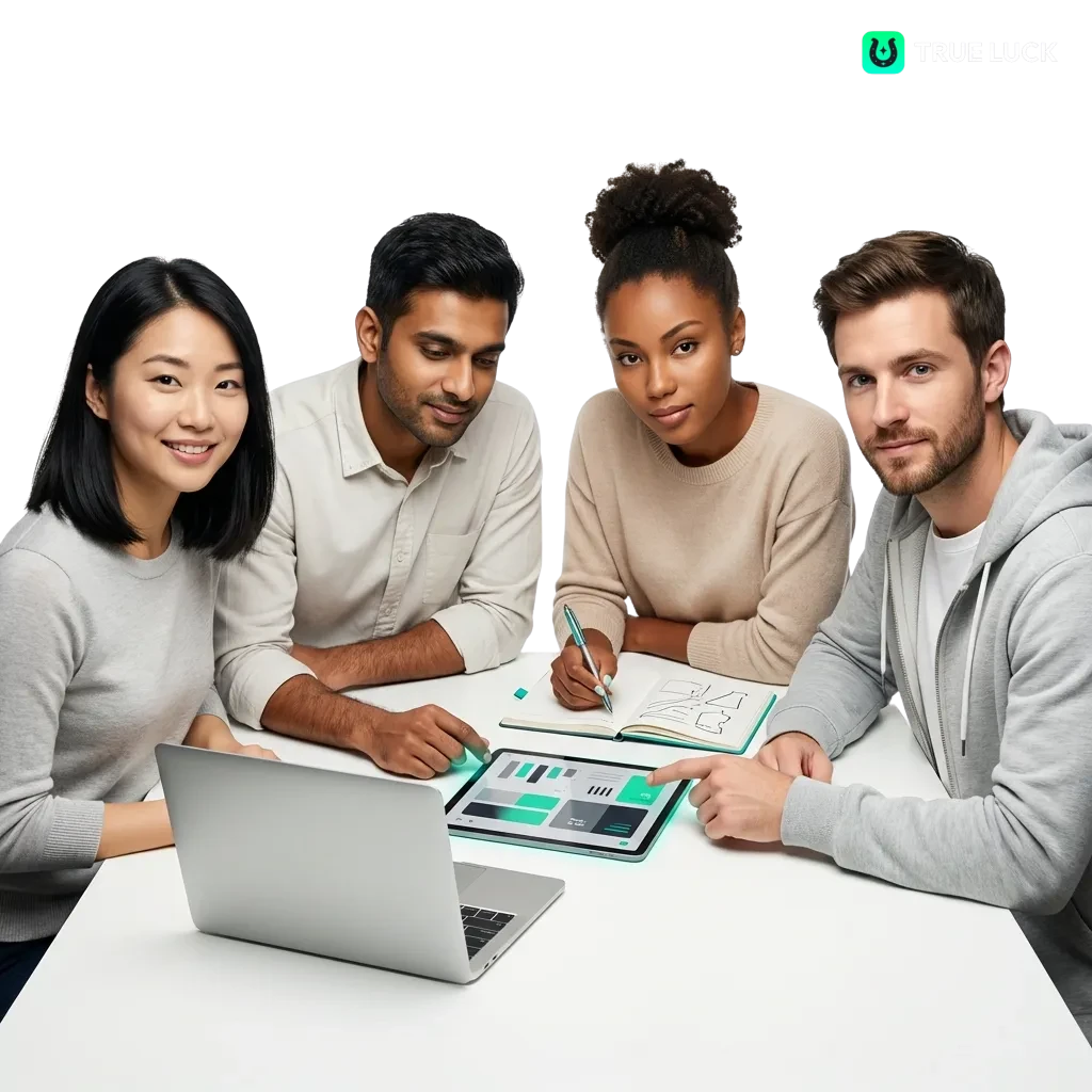 TrueLuck online gaming platform offering sports betting, live casino games, and slots with mobile app accessibility.