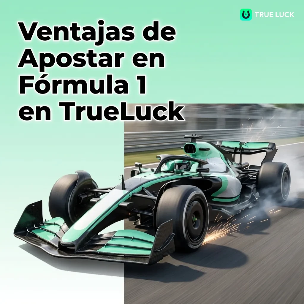 TrueLuck F1 betting platform showing live odds, race markets, streaming interface, and mobile app features for Formula 1