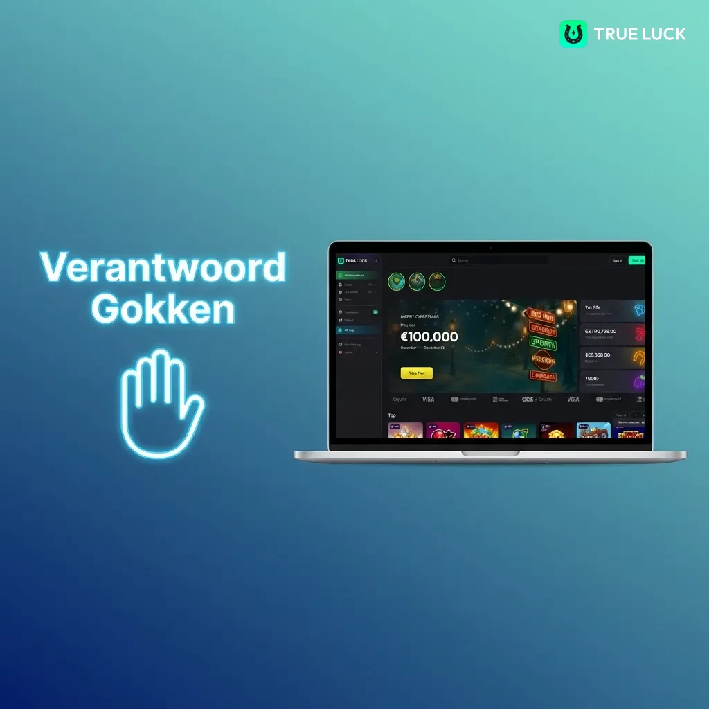 TrueLuck verantwoord gokken interface met limieten, time-outs en zelfuitsluitingsopties voor spelerscontrole