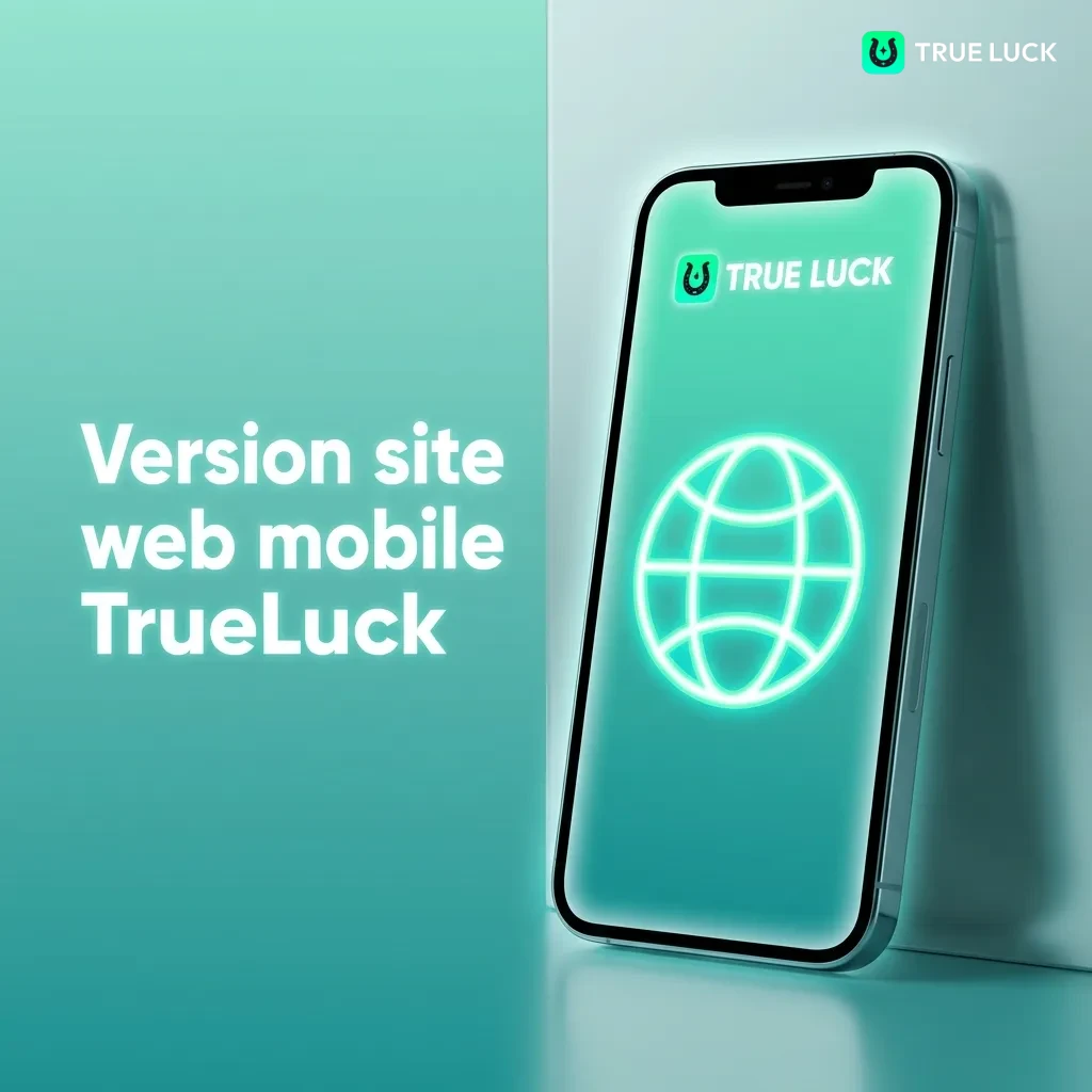 Site web mobile TrueLuck optimisé pour paris sportifs et jeux de casino sur smartphone et tablette