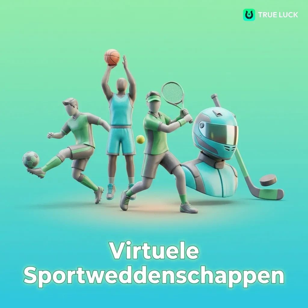 Digital screen showing virtual sports betting interface with simulated soccer, horse racing, and basketball events