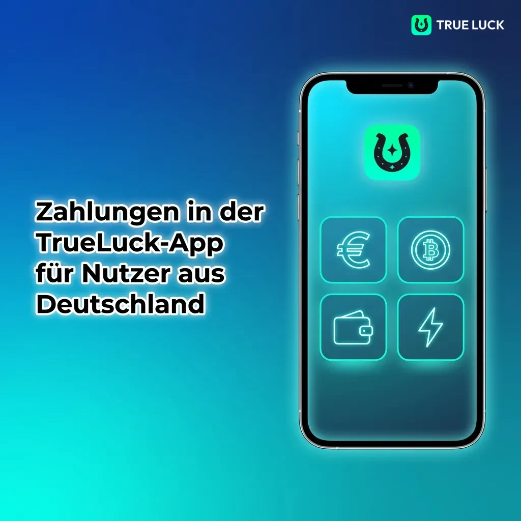 TrueLuck-App Zahlungsmethoden für Deutschland: Banküberweisung, Kreditkarten, E-Wallets, Krypto mit SSL-Schutz